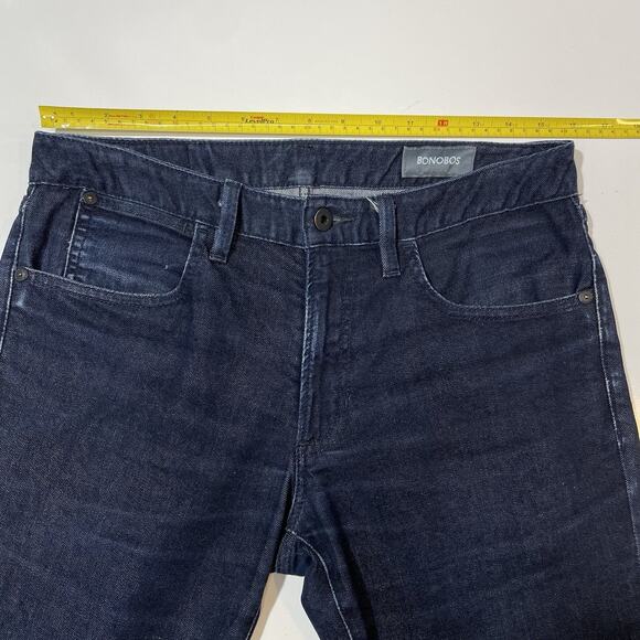 Bonobos Men’s The Jetsetter Jeans 31x32 Slim Fit Dark Blue Denim Stretch Casual - Picture 7 of 9